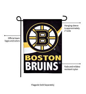 NHL Hockey Burlap Garden Flag