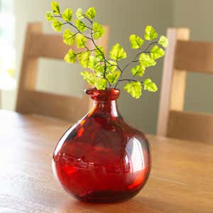 Oval Recycled Glass Balloon Vase