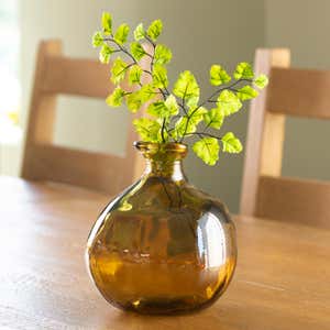 Oval Recycled Glass Balloon Vase