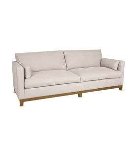 Eco-Friendly Handmade Studio Sofa, Made In USA - Brussels Linen