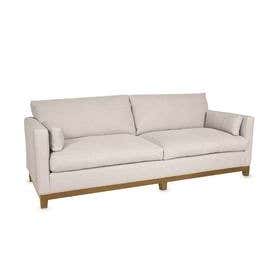 Eco-Friendly Handmade Studio Sofa, Made In USA - Brussels Linen