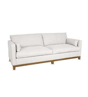 Eco-Friendly Handmade Studio Sofa, Made In USA - Brussels Linen