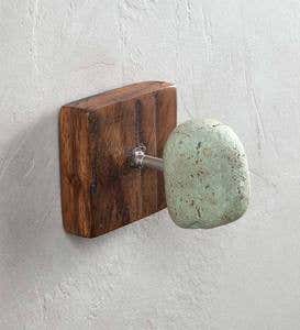 Natural Stone And Recycled Wood Hangers