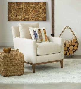 Eco-Friendly Handmade Upholstered Studio Chair, Made In USA