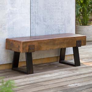 Richland Indoor/Outdoor Reclaimed Wood Bench