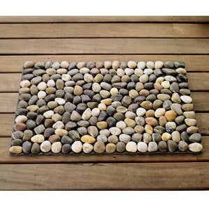 River Rock Floor Mat - Black