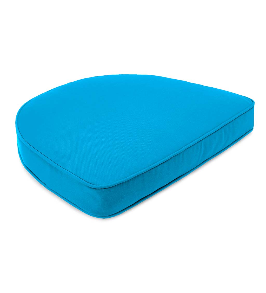 Sunbrella Chair Cushion with Rounded Back, 18" x 17¾" x 3"