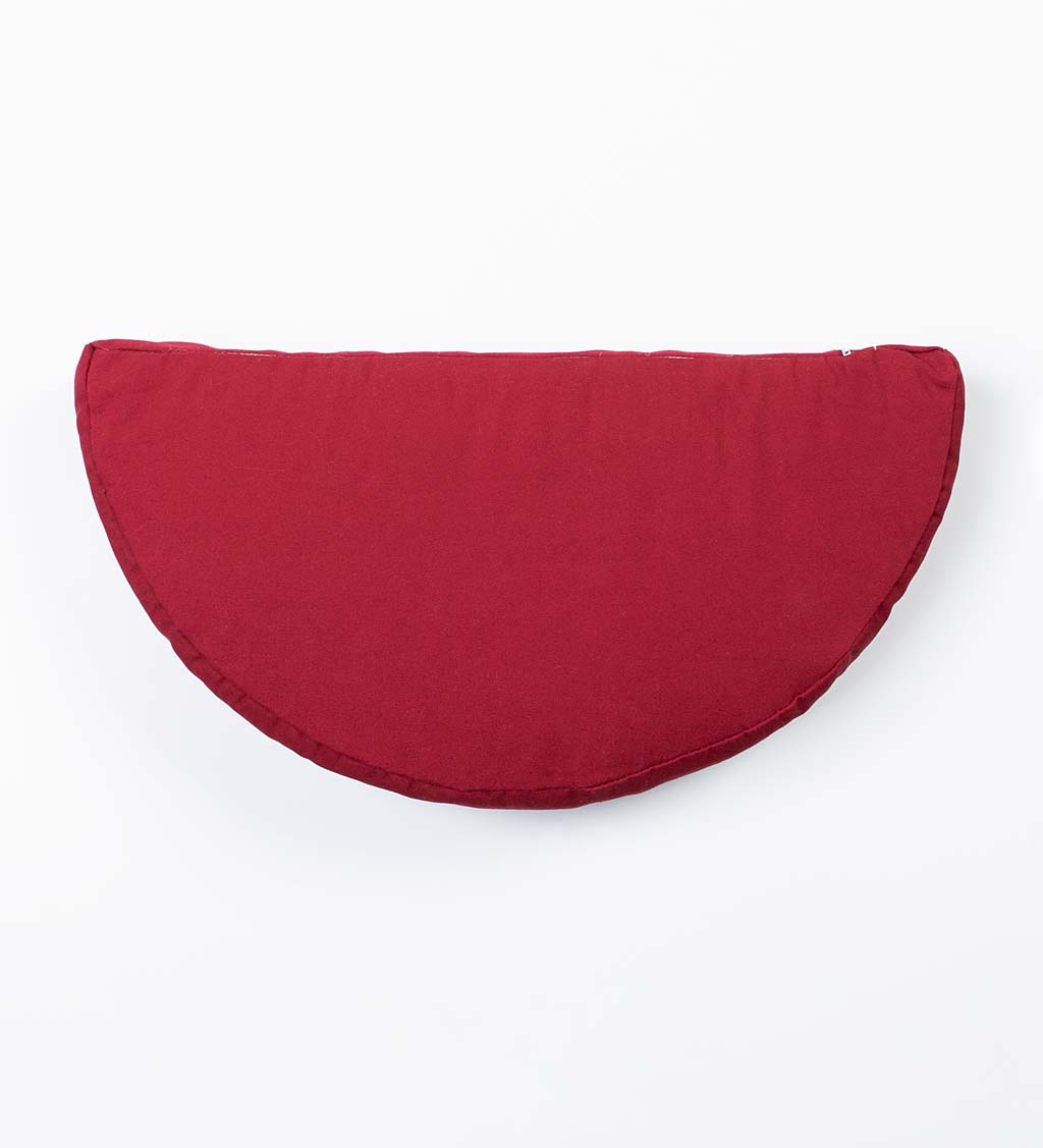 Indoor/Outdoor Star-Spangled Flag Slice Pillow