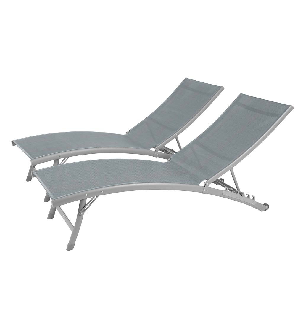 Clearwater Aluminum Lounge Chair Set