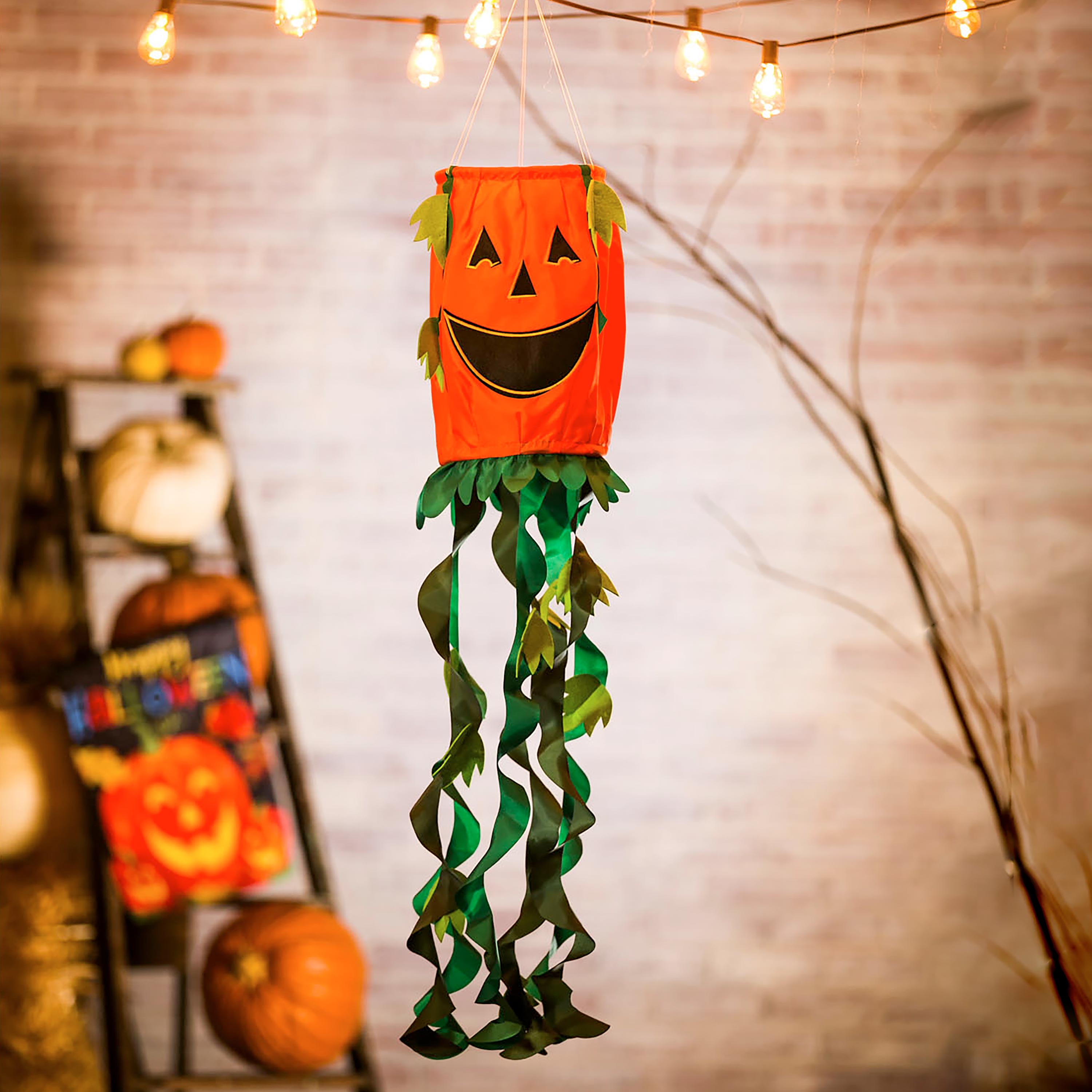 Halloween Jack-O-Lantern 3D Windsock