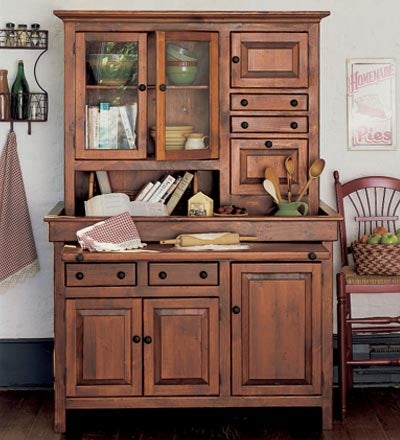 Large Stained Finish Conestoga Cupboard swatch image