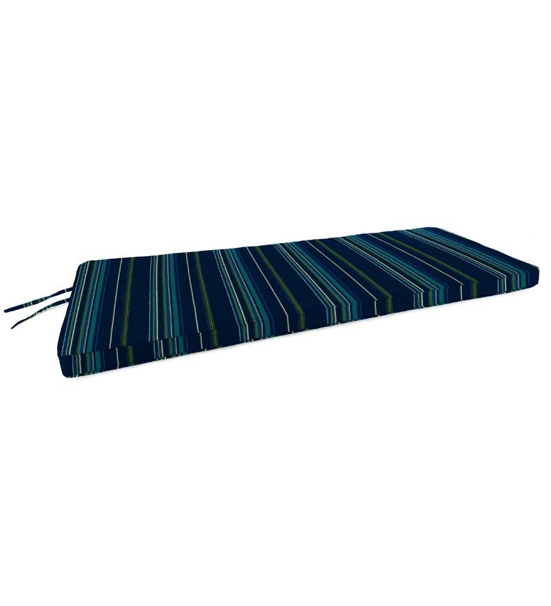 Sunbrella Swing/Bench Cushion with Ties, 53" x 18½" x 3" swatch image