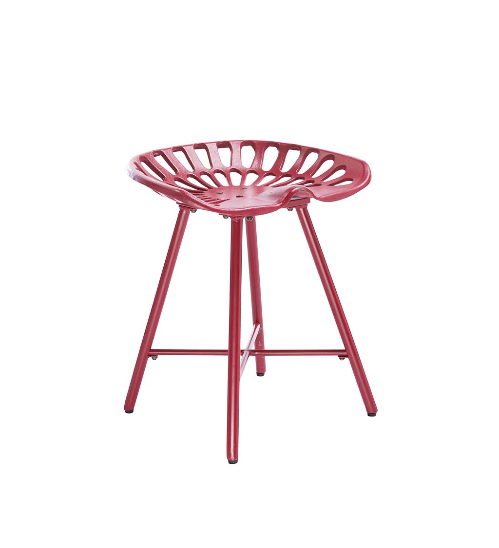 Vintage Style Metal Tractor Seat Stool swatch image