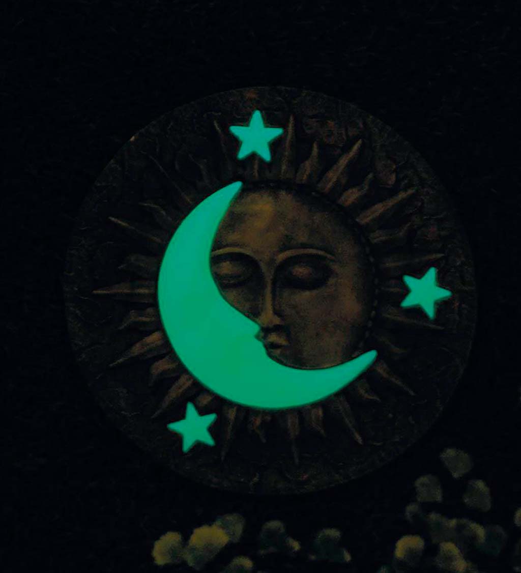Sun, Moon and Stars Glow-In-The-Dark Garden Stepping Stone