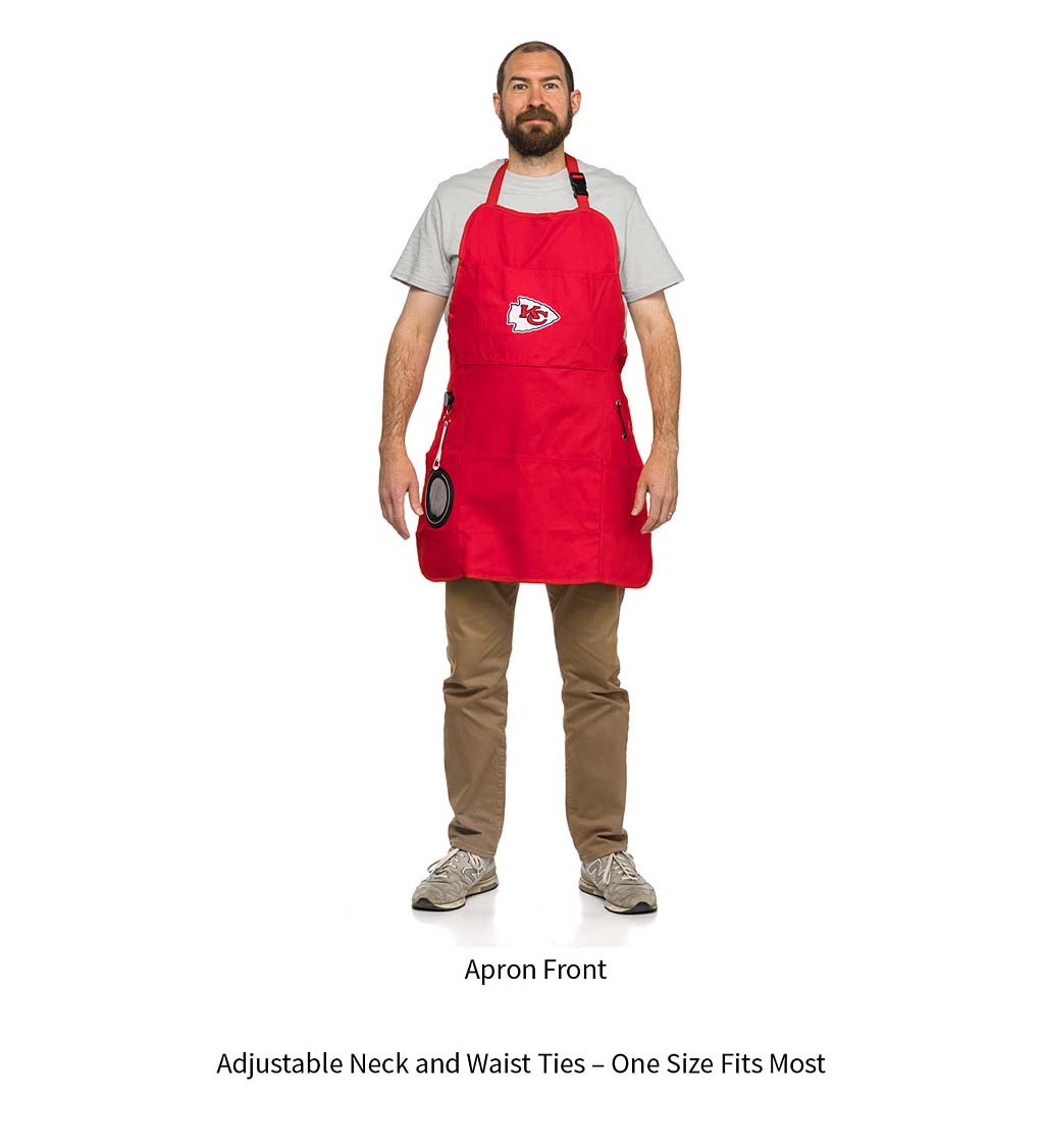 Deluxe Cotton Canvas NFL Team Pride Grilling/Cooking Apron
