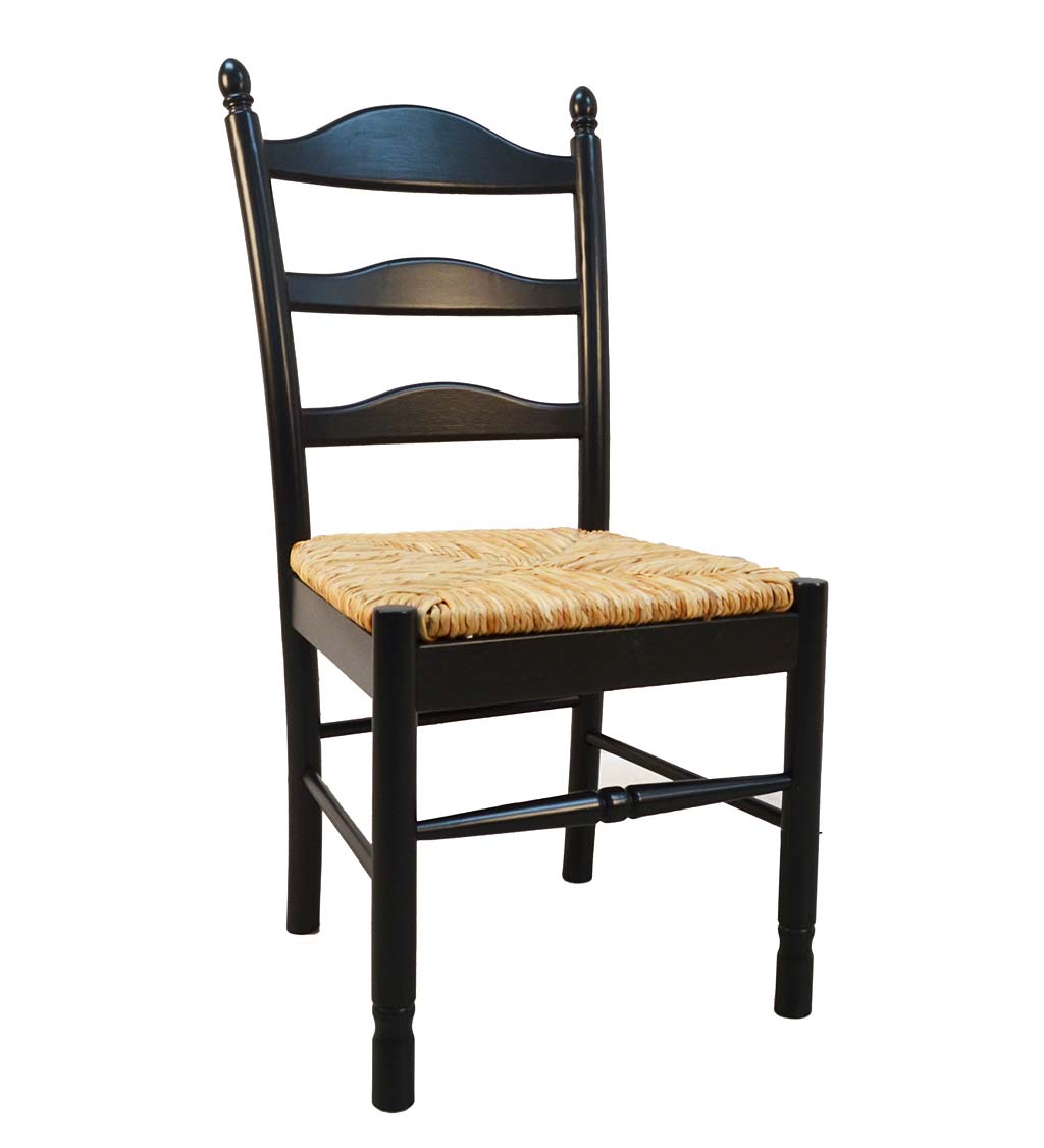 Farmhouse Hardwood Ladder Back Chair