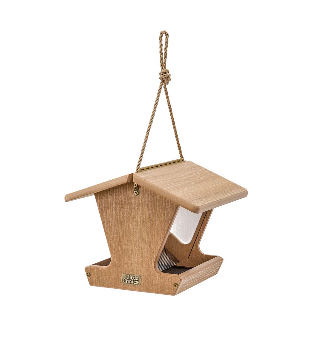 Recycled Poly-Lumber Hopper-Style Bird Feeder