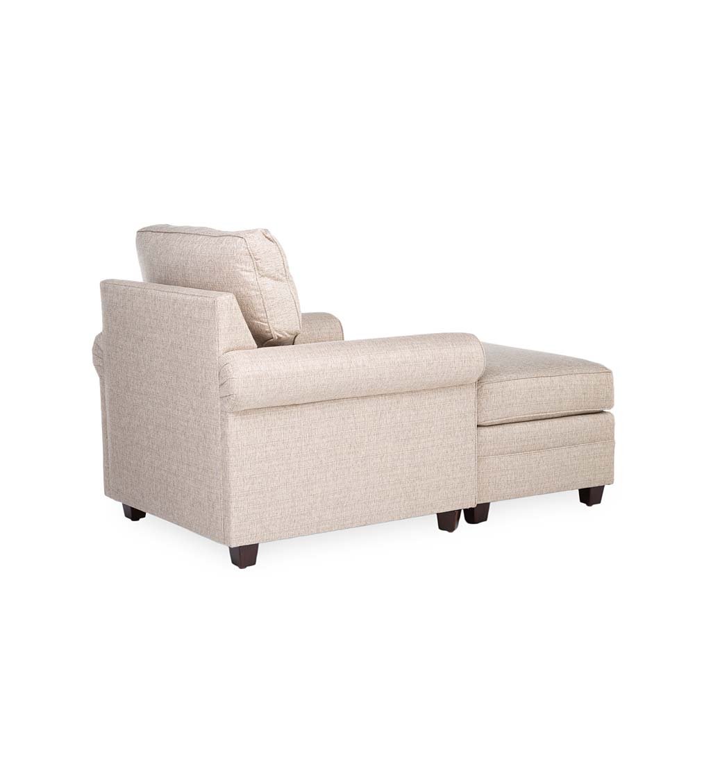 High Point Upholstered Chair and Ottoman Set