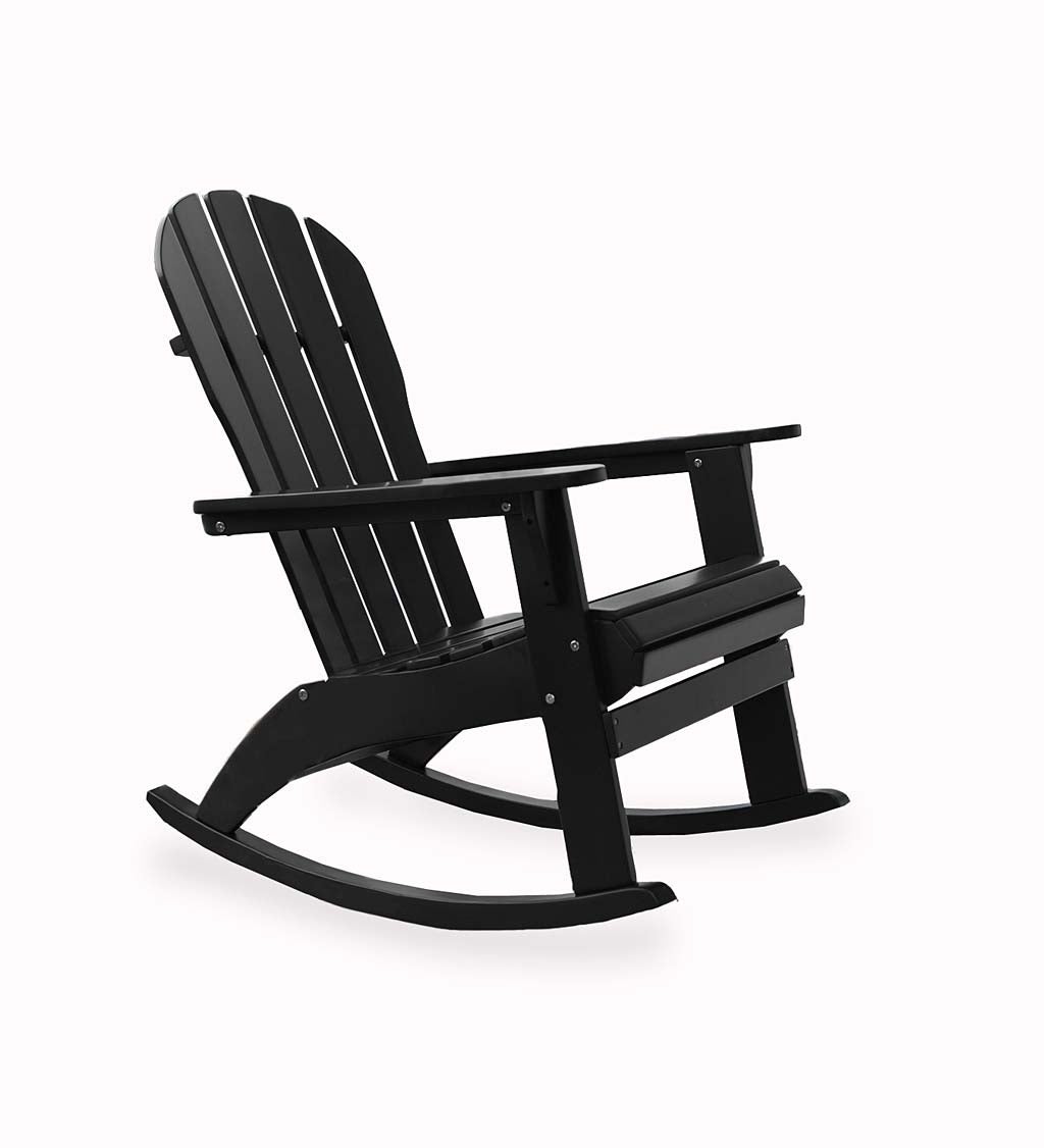Eucalyptus Wood Adirondack Rocking Chair swatch image
