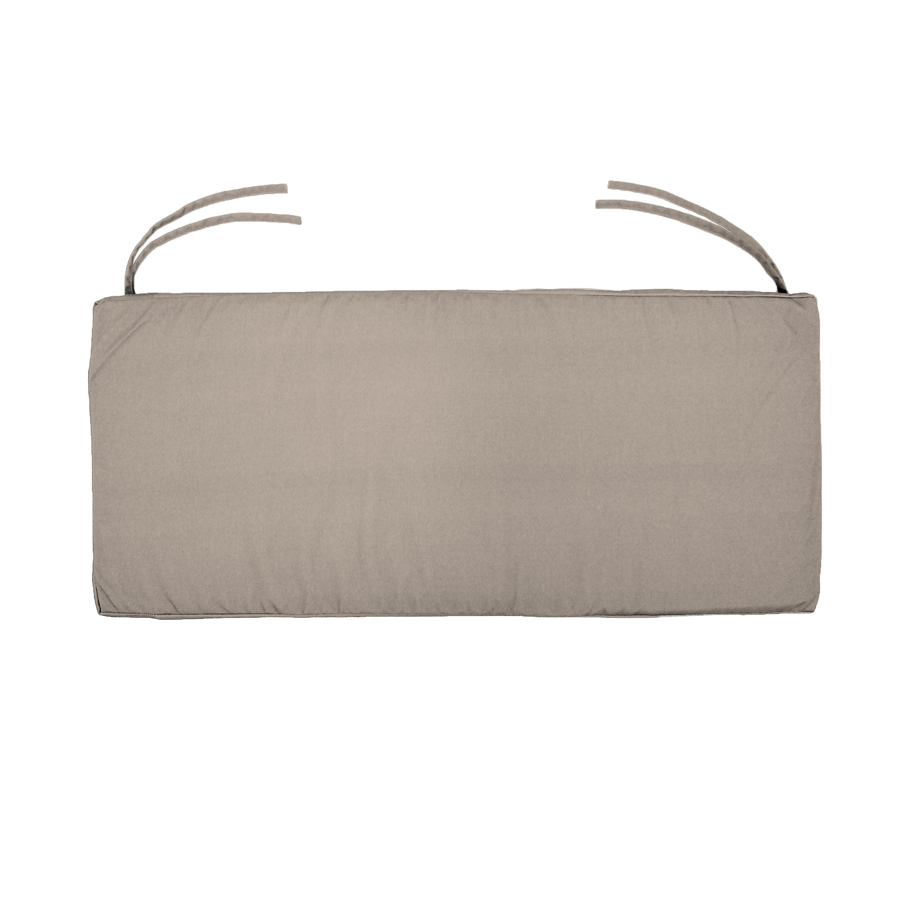 Classic Swing/Bench Cushion with Ties, 59" x 16" x 3"