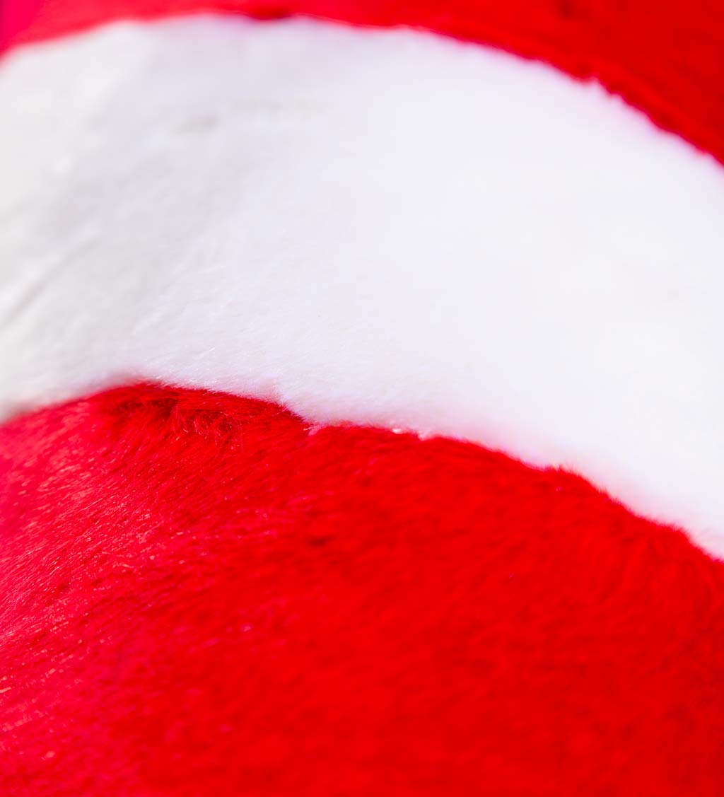 Candy Cane Plush Cuddle Holiday Body Pillow
