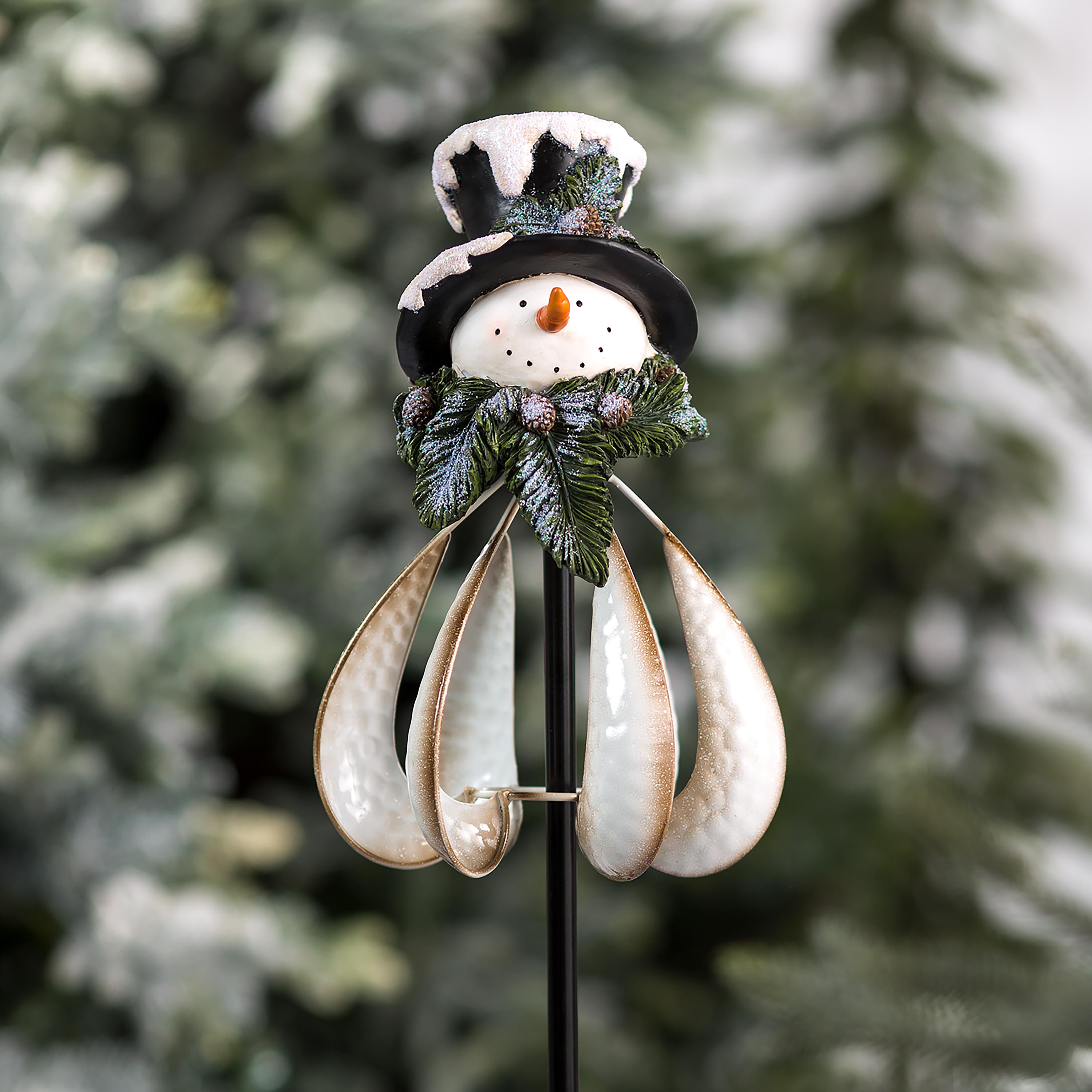 Christmas Snowman Garden Spinner
