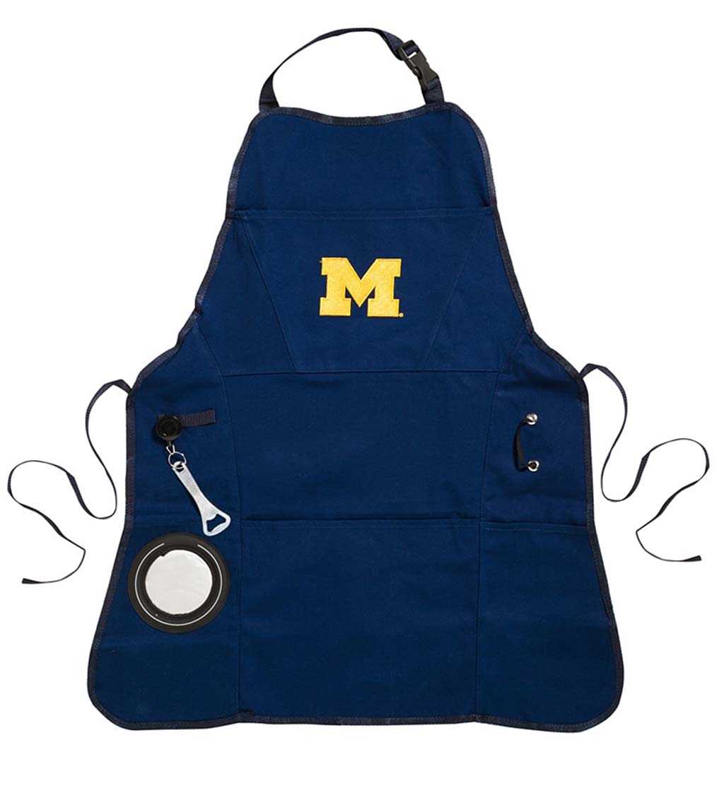 Deluxe Cotton Canvas College Team Pride Grilling/Cooking Apron
