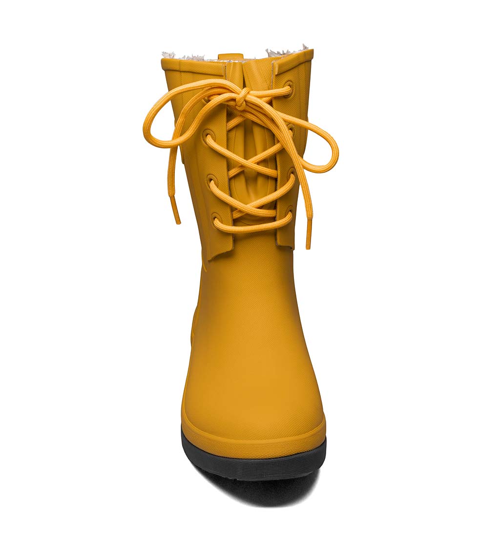BOGS° Amanda Plush II Lace Up Waterproof Rain Boots