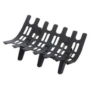 Large Cast Iron Deep-Bed Fireplace Grate with Six Legs