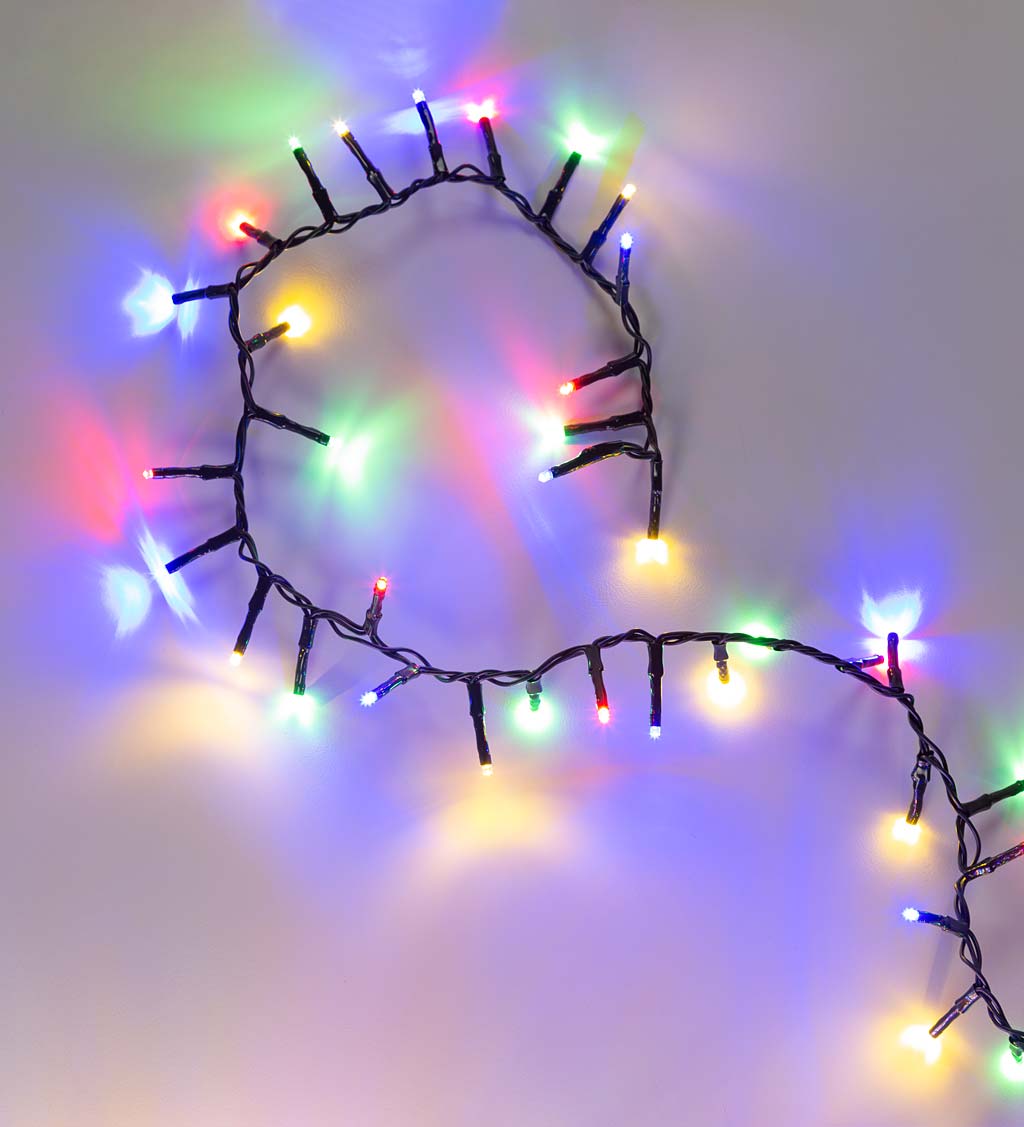 Indoor/Outdoor Electric String Lights with 500 Multicolor LEDs; 36'L