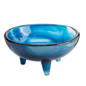 Medium Recycled Glass Molcajete Serving Bowl