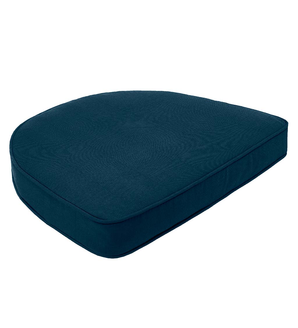 Sunbrella Chair Cushion with Rounded Back, 18" x 17¾" x 3"