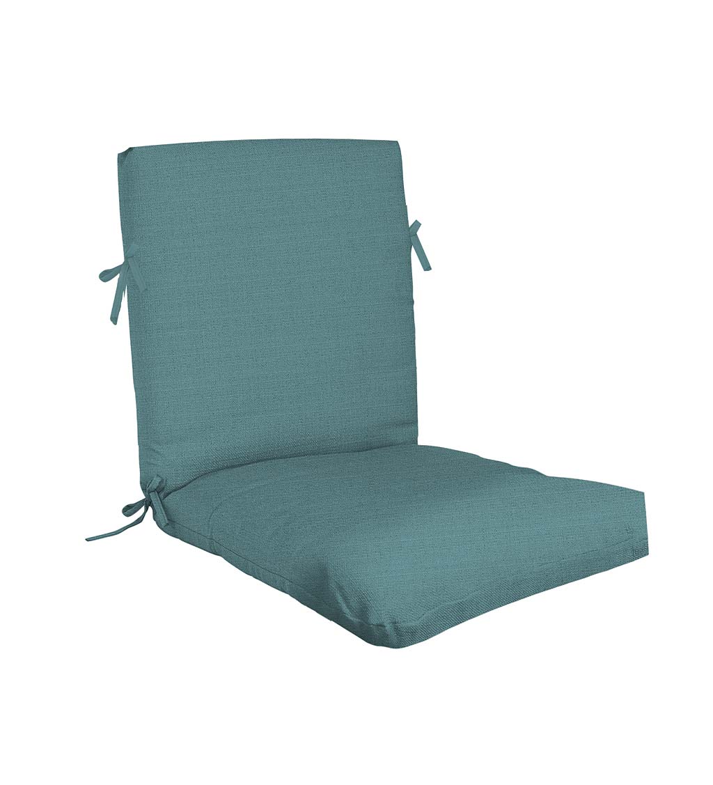Suntastic Premium Chair Cushion with Ties, 22" x 44" x 4"