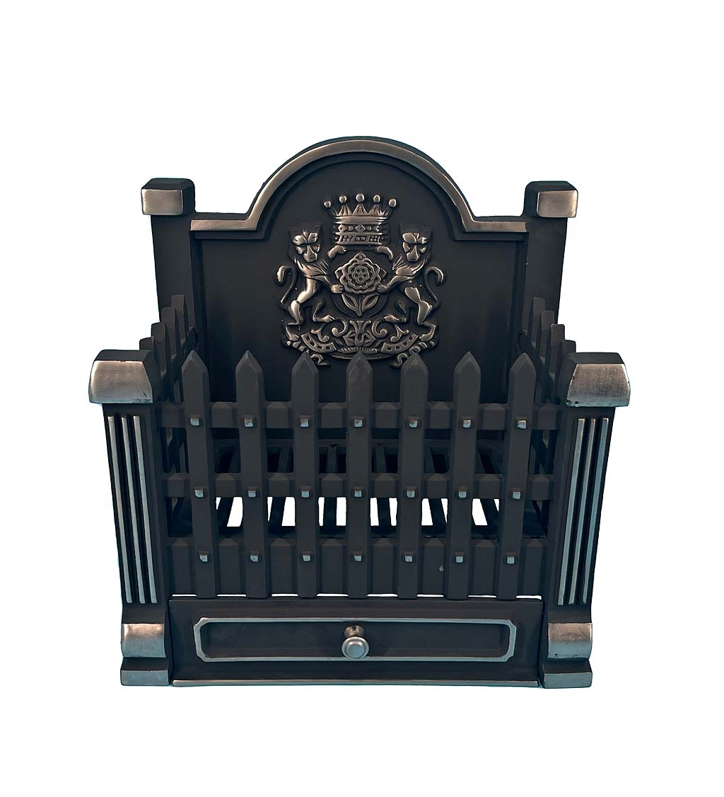 Gothic Style Fire Basket with Fireback