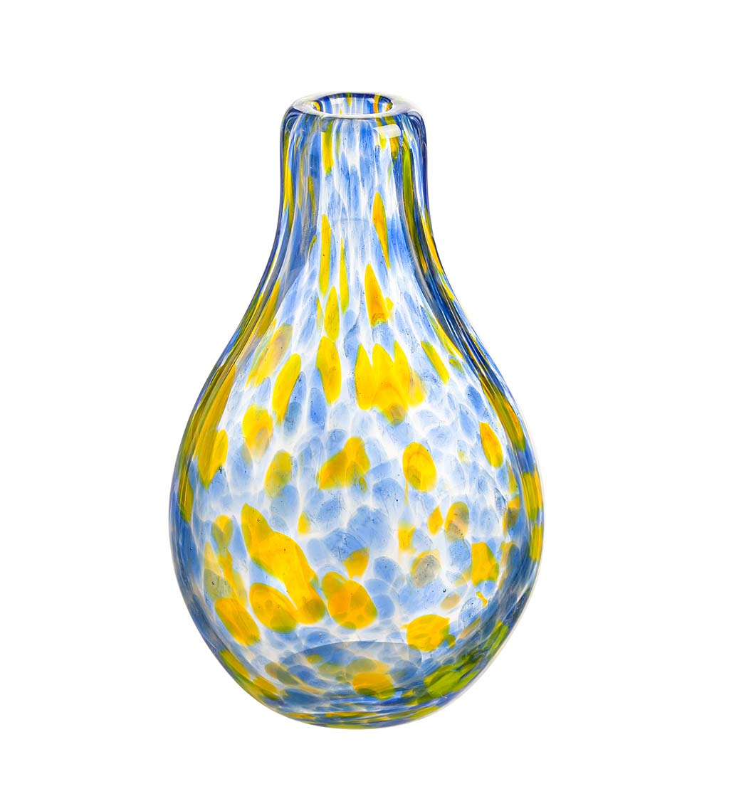 Vibrant Art Glass Vase