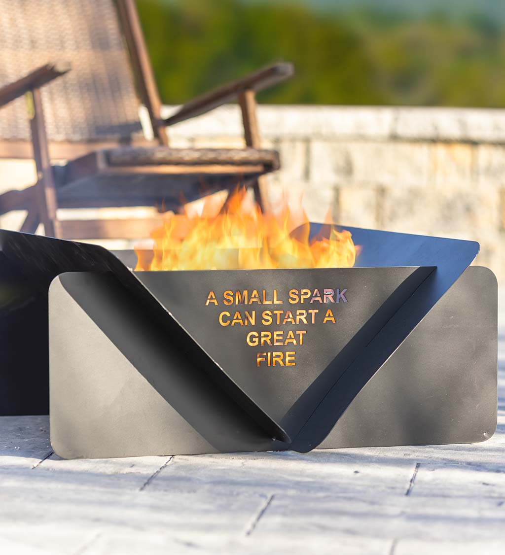 Modular Small Spark Fire Pit
