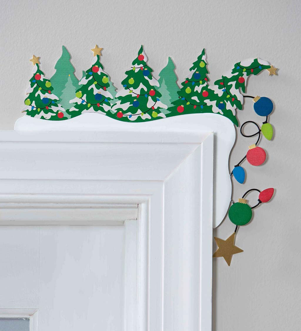 Metal Christmas Tree Door Frame
