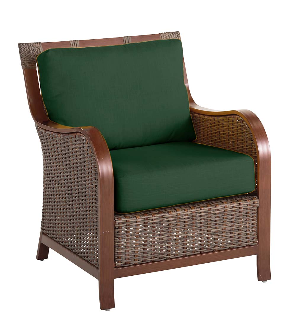 Urbanna Premium Wicker Chair with Luxury Cushions swatch image