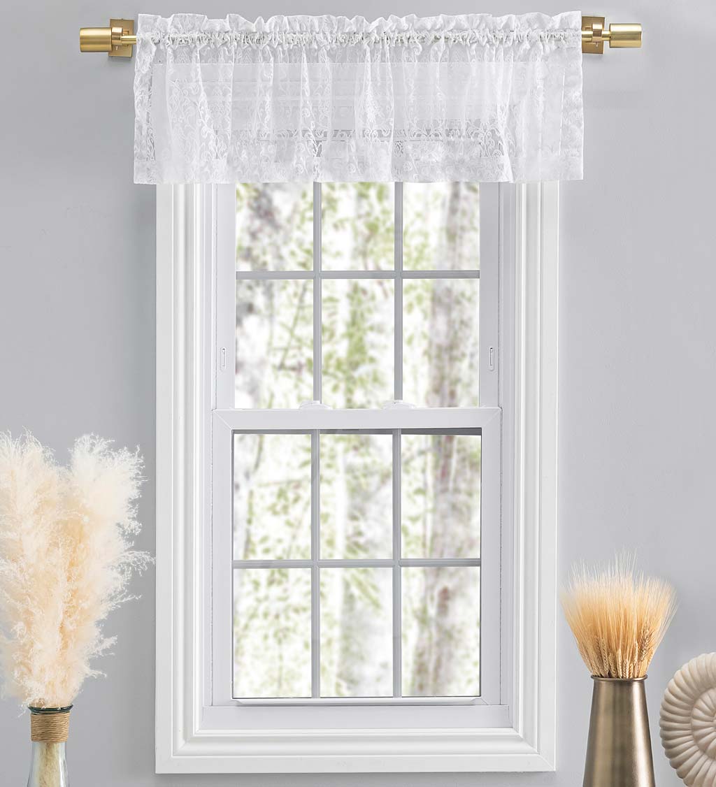 Woven Lace Curtains