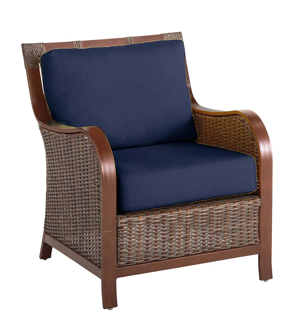 Urbanna Premium Wicker Chair with Luxury Cushions swatch image