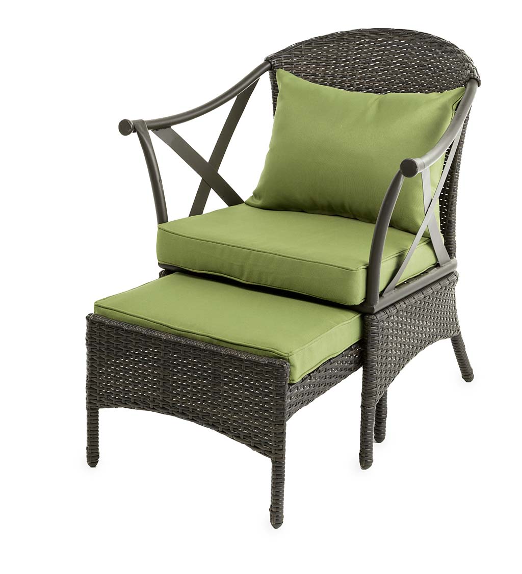 Wicker Patio Furniture Set with Cushions