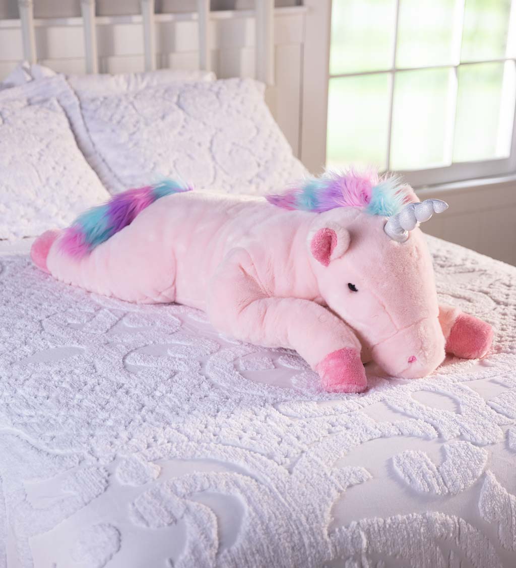 Unicorn Oversized Plush Cuddle Animal Body Pillow