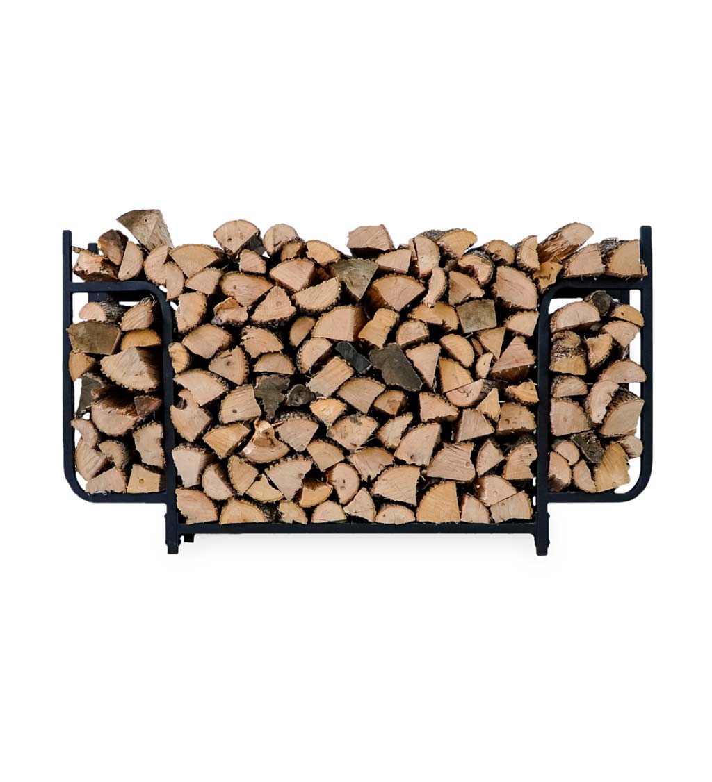 Courtyard Firewood Rack with Cover