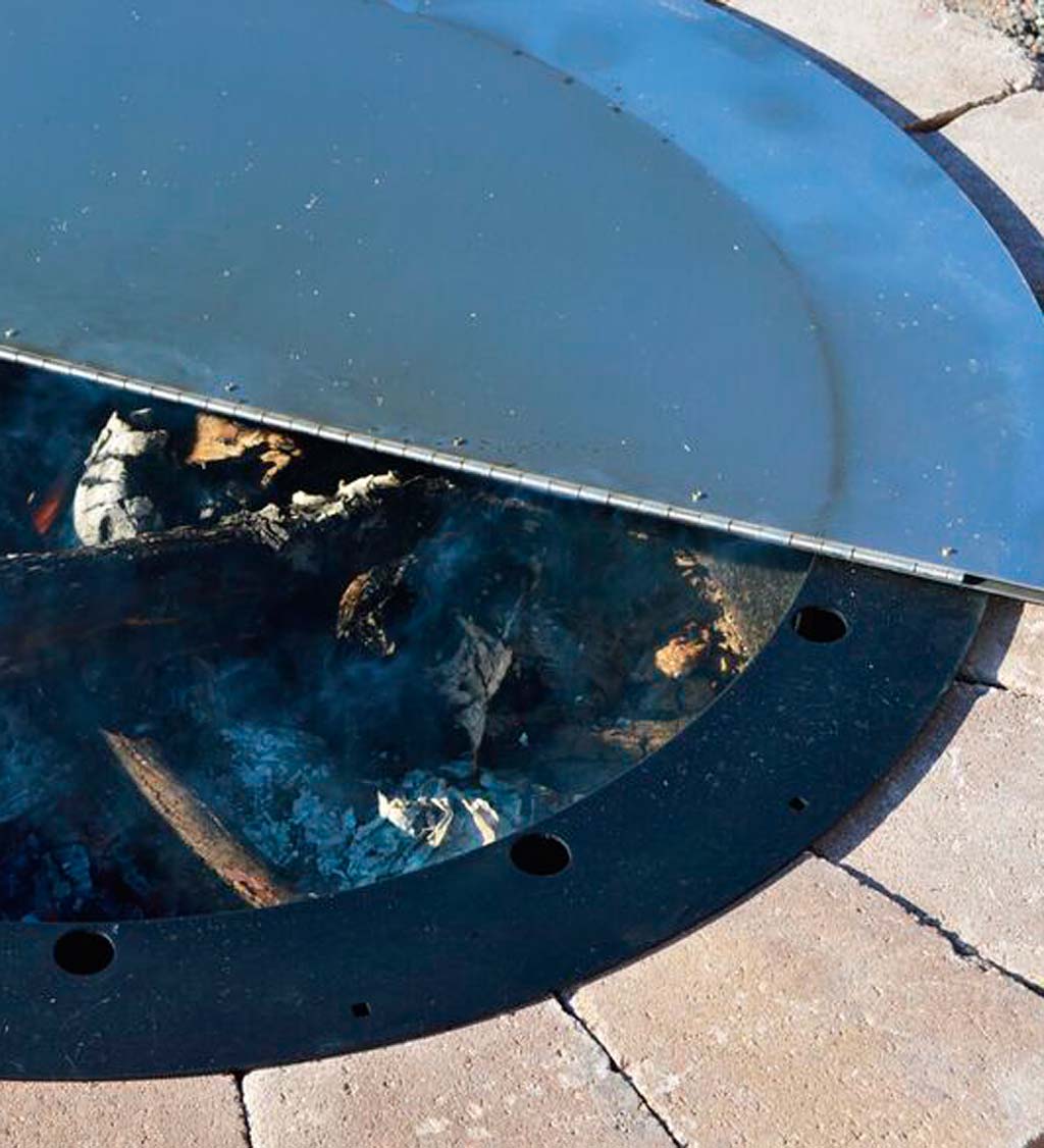 Heavy-Duty Stainless Steel Round Fire Pit Cover