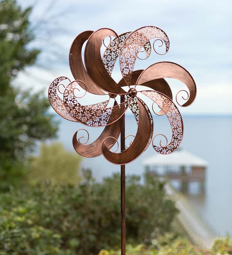 Copper Windmill Metal Wind Spinner