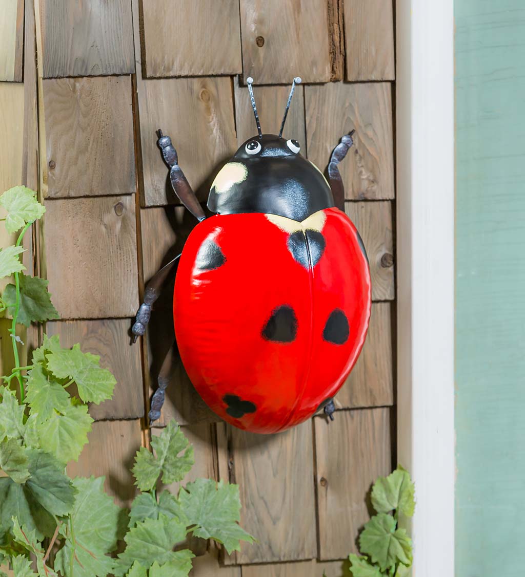 Crafted Metal Ladybug
