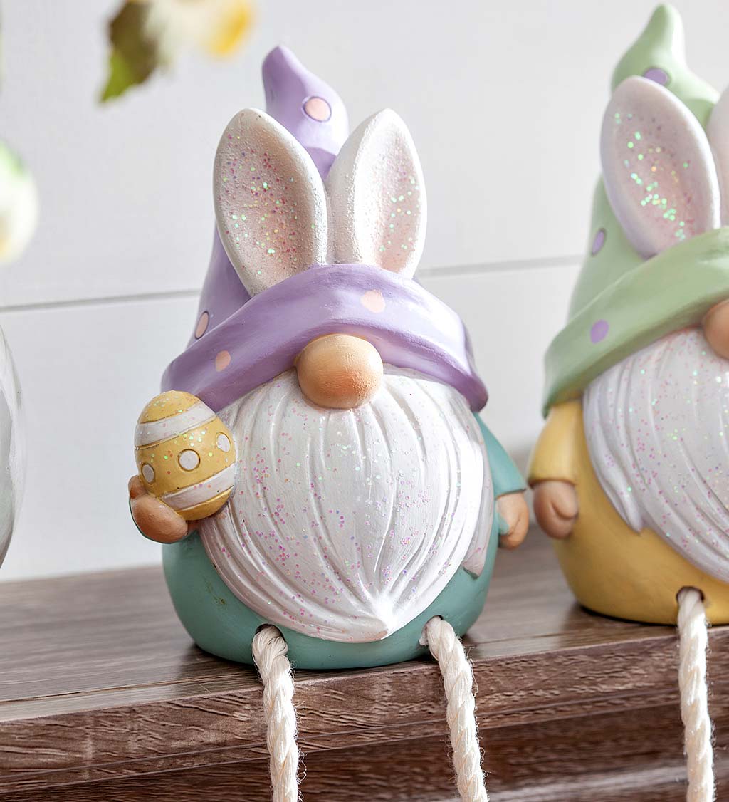 Easter Gnomes with Dangling Legs, Set of 2