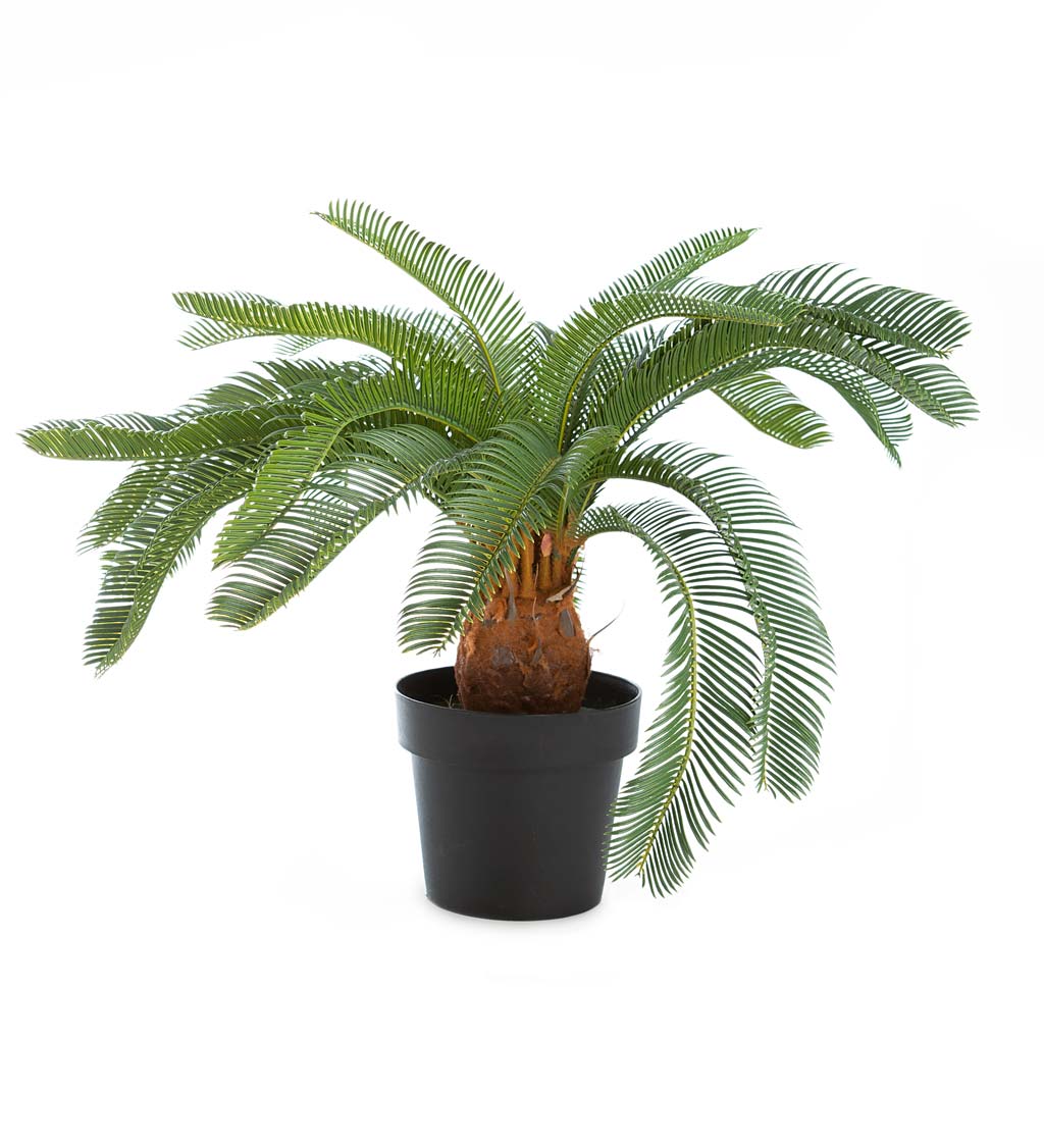 Faux Real Cycas Artificial Potted Plant