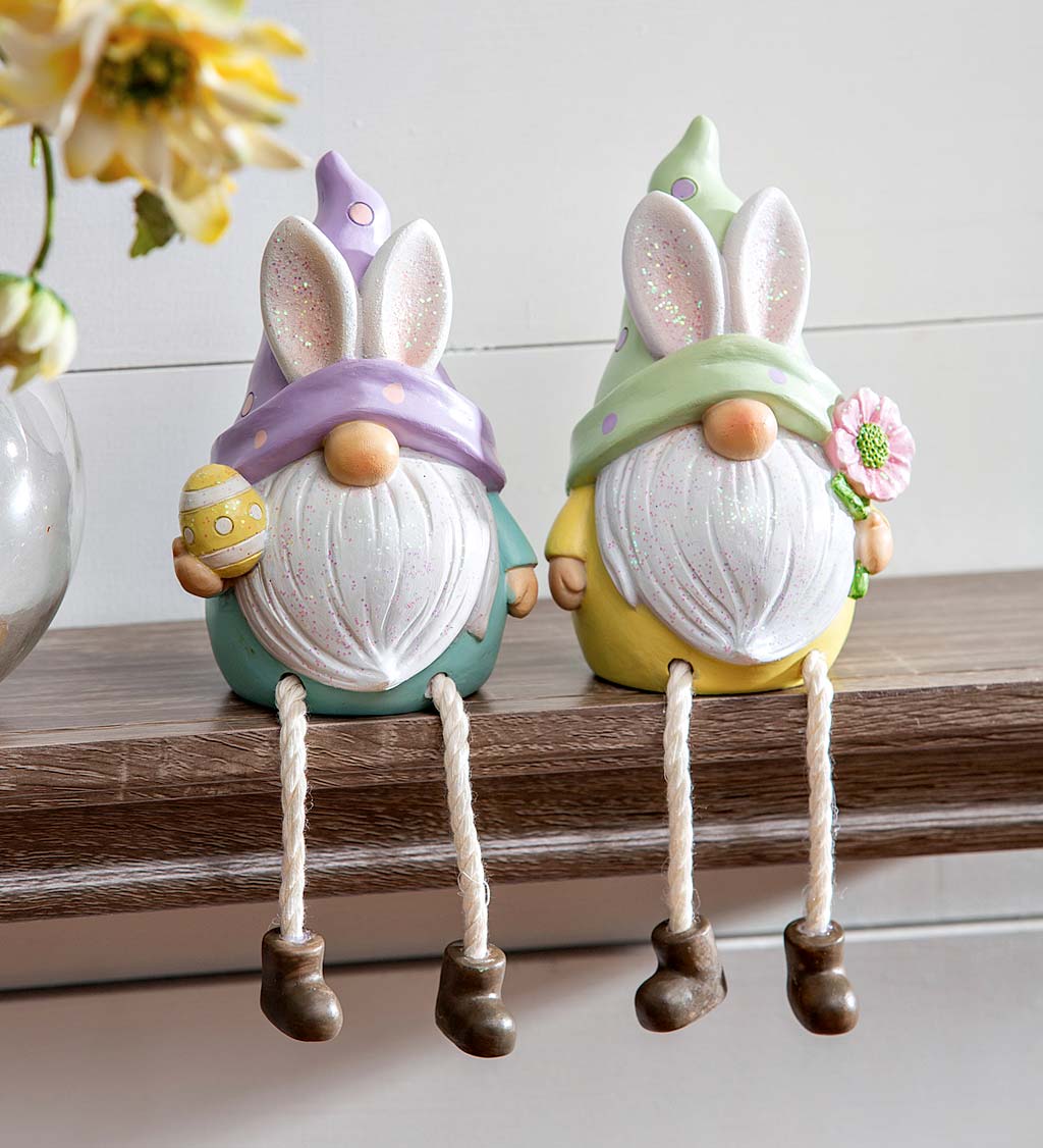 Easter Gnomes with Dangling Legs, Set of 2