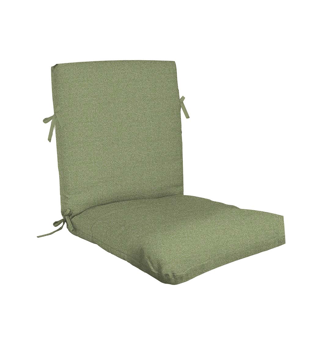 Suntastic Premium Chair Cushion with Ties, 22" x 44" x 4"
